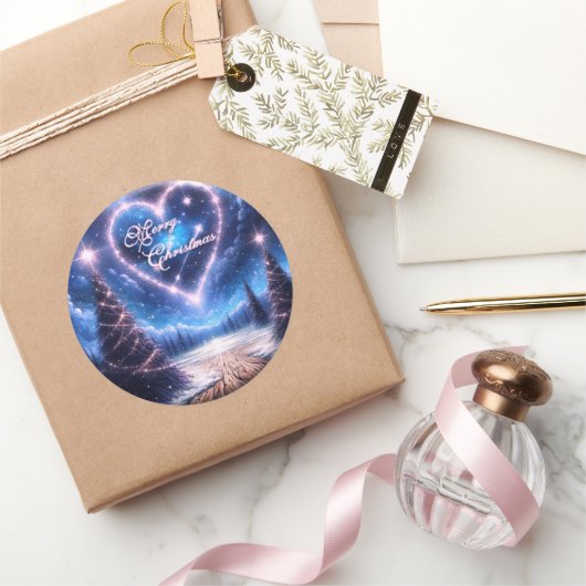 Weihnachtsaufkleber, Etiketten für Geschenke und K Runder Aufkleber (Schenken)