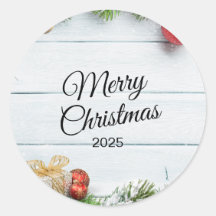 Weihnachtsaufkleber – Festliches Feiertags-Dekor
