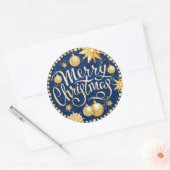 Weihnachtsaufkleber für Party Runder Aufkleber (Umschlag)