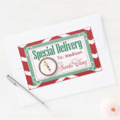 Weihnachtsaufkleber für Sonderlieferungen Rechteckiger Aufkleber (Umschlag)