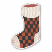 Weihnachtsaufkleber für Strumpf Aufkleber (Vorderseite)