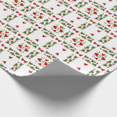 Weihnachtsaufkleber Geschenkpapier (Ecke)