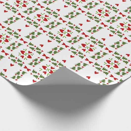Weihnachtsaufkleber Geschenkpapier (Ecke)