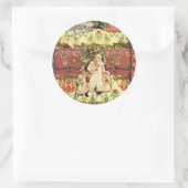 Weihnachtsaufkleber groß 3" runder aufkleber (Tasche)