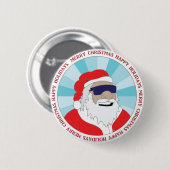 WEIHNACHTSaufkleber, KNÖPFE, USW. #1 Button (Vorne & Hinten)