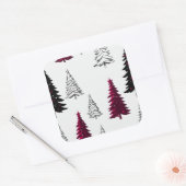 Weihnachtsaufkleber Quadratischer Aufkleber (Umschlag)