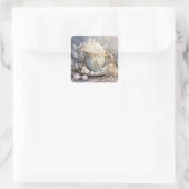Weihnachtsaufkleber Quadratischer Aufkleber (Tasche)