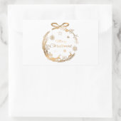 Weihnachtsaufkleber Rechteckiger Aufkleber (Tasche)