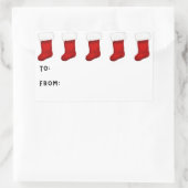 Weihnachtsaufkleber Rechteckiger Aufkleber (Tasche)