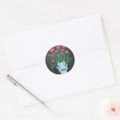 Weihnachtsaufkleber Runder Aufkleber (Umschlag)