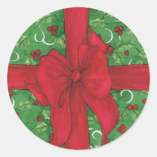 Weihnachtsaufkleber Runder Aufkleber
