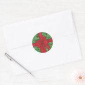 Weihnachtsaufkleber Runder Aufkleber (Umschlag)