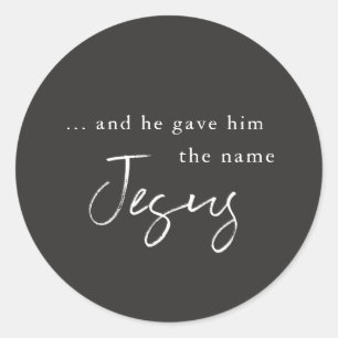 Weihnachtsaufkleber Runder Aufkleber