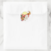 Weihnachtsaufkleber Runder Aufkleber (Tasche)