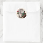 Weihnachtsaufkleber Runder Aufkleber (Tasche)