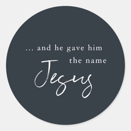 Weihnachtsaufkleber Runder Aufkleber (Vorderseite)