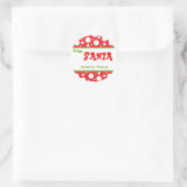 Weihnachtsaufkleber Runder Aufkleber (Tasche)