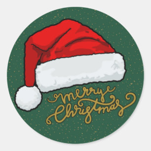 Weihnachtsaufkleber runder aufkleber