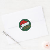 Weihnachtsaufkleber  runder aufkleber (Umschlag)