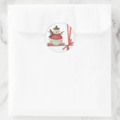 Weihnachtsaufkleber Runder Aufkleber (Tasche)