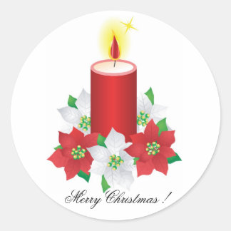 Weihnachtsaufkleber Runder Aufkleber