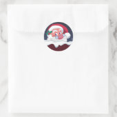 Weihnachtsaufkleber Runder Aufkleber (Tasche)
