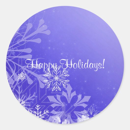 Weihnachtsaufkleber Runder Aufkleber (Vorderseite)