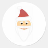 Weihnachtsaufkleber Runder Aufkleber (Vorderseite)