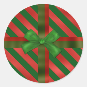 Weihnachtsaufkleber Runder Aufkleber
