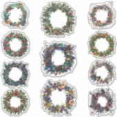 Weihnachtsaufkleber-Set | Gothic, Pagan, nordische Aufkleber (Vorderseite)