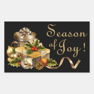 Weihnachtsaufkleber - SRF Rechteckiger Aufkleber