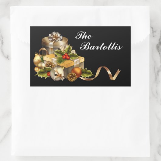 Weihnachtsaufkleber - SRF Rechteckiger Aufkleber (Tasche)