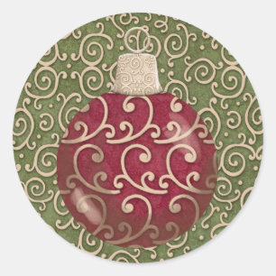 Weihnachtsaufkleber - SRF Runder Aufkleber