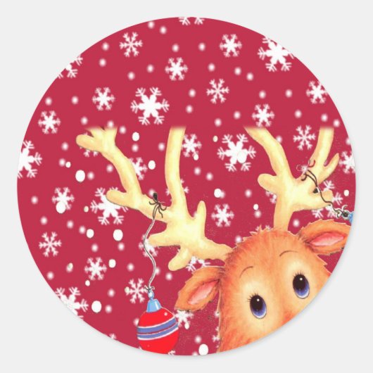 Weihnachtsaufkleber Umschlag Aufkleber Weihnachten (Vorderseite)