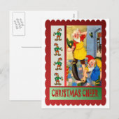 Weihnachtsaufräumung Feiertagspostkarte (Vorne/Hinten)