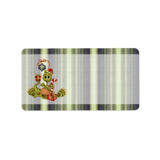 Weihnachtsaufschrift Adressaufkleber (Vorne)