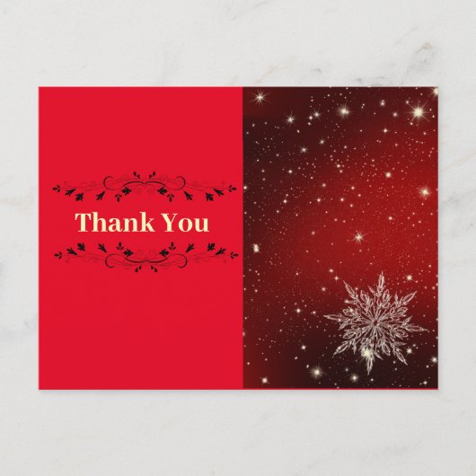 Weihnachtsauftrag Postkarte (Vorderseite)