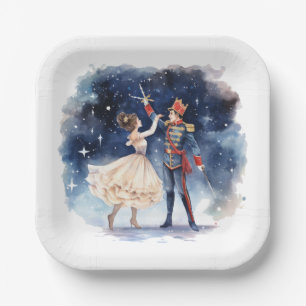 Weihnachtsauger-Party Pappteller