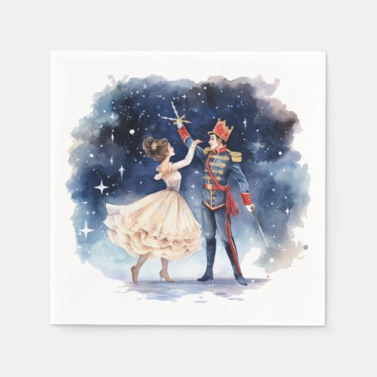 Weihnachtsauger-Party Serviette (Vorderseite)