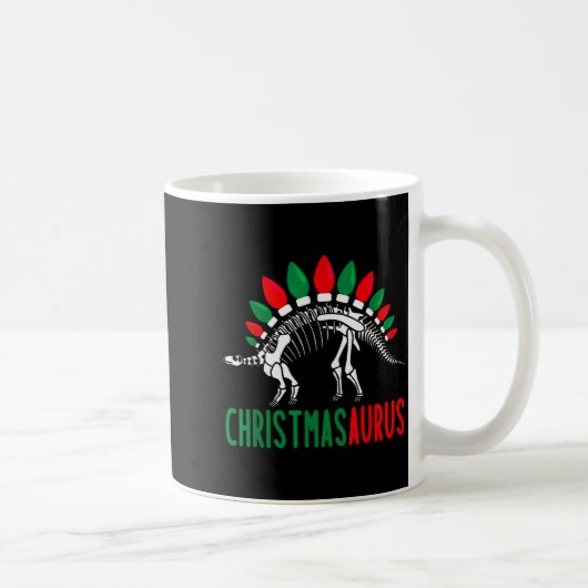 Weihnachtsaurus Süßer Weihnachtsdinosaurier Baum R Kaffeetasse (Rechts)