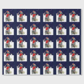 Weihnachtsausrüstungs-Packpapier (Marine) Geschenkpapier (Flach)