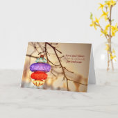 Weihnachtsausstellung Karte (Gelbe Blume)