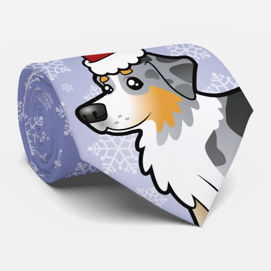 Weihnachtsaustralier-Schäfer Krawatte (Gerollt)