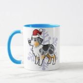 Weihnachtsaustralier-Schäfer Tasse (Links)