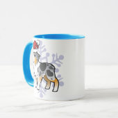 Weihnachtsaustralier-Schäfer Tasse (Vorderseite Links)