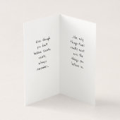 Weihnachtsausweise Weihnachtskarte (Innenseite)