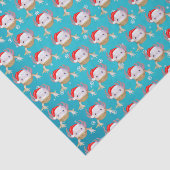 WeihnachtsAxolotl mit Weihnachtsmannmütze und Feen Seidenpapier (Ausschnitt)