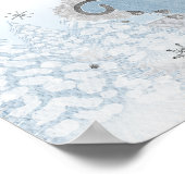 Weihnachtsbaby-Dusche Begrüßungszeichen Poster (Ecke)