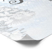 Weihnachtsbaby-Dusche Begrüßungszeichen Poster (Ecke)