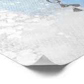 Weihnachtsbaby-Dusche Begrüßungszeichen Poster (Ecke)